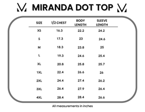 Miranda Dot Top - Black by Michelle Mae