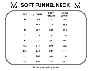 Soft Funnel Neck - Neutral Leaves by Michelle Mae