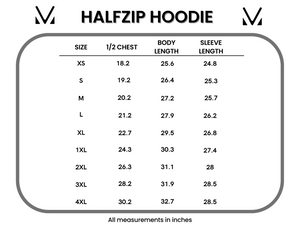 HalfZip Hoodie - Wildflower Meadow by Michelle Mae