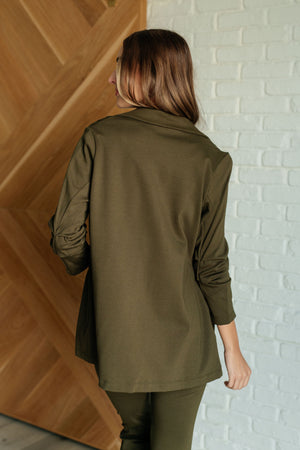 Magic 3/4 Blazer in Olive by Dear Scarlett