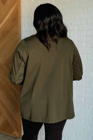 Magic 3/4 Blazer in Olive by Dear Scarlett