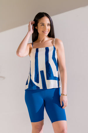 Misty Geometry Top