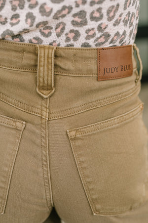 Nancy High Waist Wide Leg Ankle Jean with Vintage Front Yoke