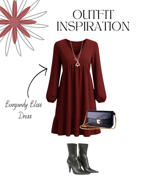 Burgundy Bliss Dress