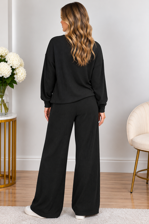 Plans To Lounge Set in Black