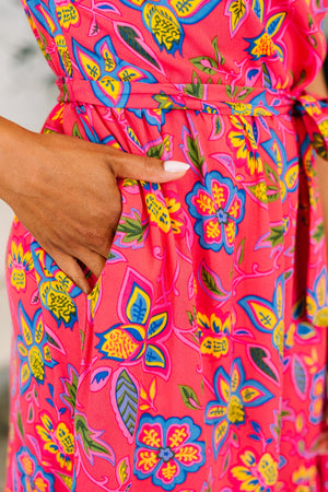Polished and Pretty Waist Tie Tea Dress