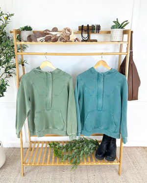 Ryker Vintage Wash Hoodie- Olive by Michelle Mae
