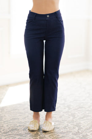Classic Charm Crops in Navy by Yelete