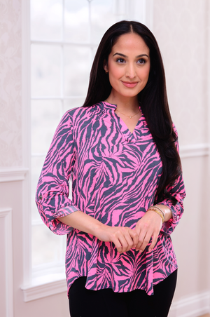 Wild Stripe Top by Dear Scarlett