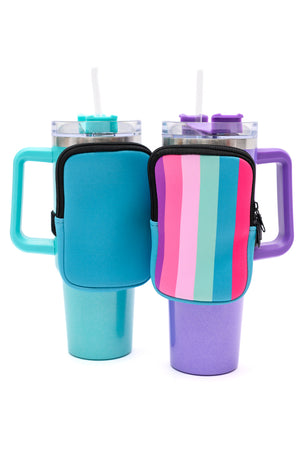 Tumbler Zip Pouch Sets (2) in Assorted Colors