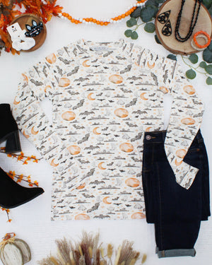 Blair Long Sleeve Top - Haunted Halloween by Michelle Mae