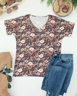 Chloe Cozy Top - Blushwood Floral by Michelle Mae