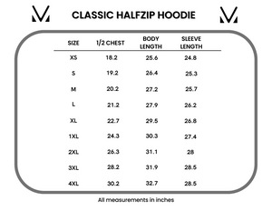 HalfZip Hoodie - Tan Micro Floral and Black by Michelle Mae