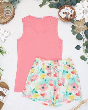 PREBOOK Jamie Lounge Shorts - Meadow Mist