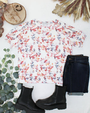 Katie Cozy Top - Autumn Watercolor by Michelle Mae