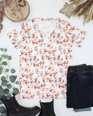 Sophie Top - Autumn Watercolor by Michelle Mae