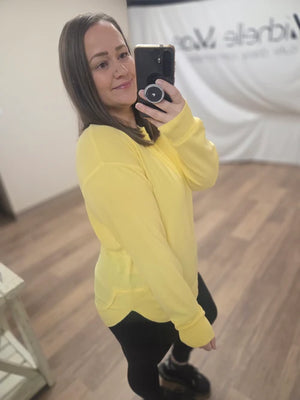 PREBOOK Robyn Ribbed Pullover - Sunshine