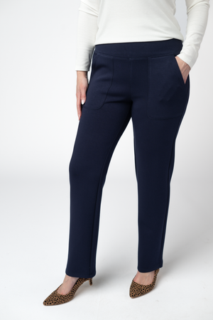 Luxe Ankle Bottoms- Navy by Michelle Mae