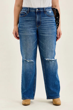 Judy Blue High Waist Brenda Rigid Magic 90's Straight Leg Jeans