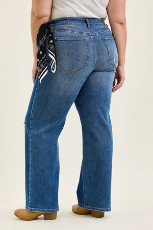 Judy Blue High Waist Brenda Rigid Magic 90's Straight Leg Jeans