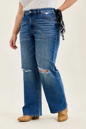 Judy Blue High Waist Brenda Rigid Magic 90's Straight Leg Jeans
