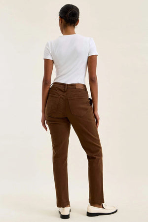 Judy Blue High Waist Aurora Weekender Jeans with Knee Darts Mahogany