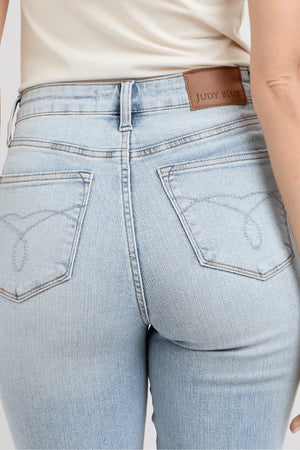 Judy Blue High Waist Tummy Control Light Wash Bootcut Jeans