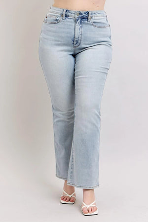 Judy Blue High Waist Tummy Control Light Wash Bootcut Jeans