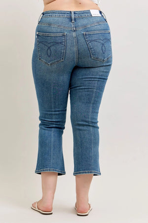 Judy Blue High Waist Tummy Control Kick Flare Jeans