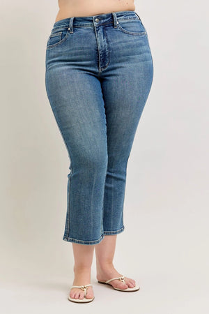 Judy Blue High Waist Tummy Control Kick Flare Jeans
