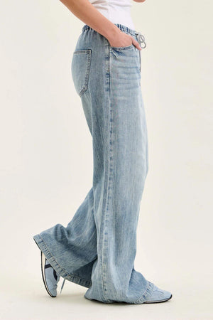 Monica High Waist Palazzo Featherweight with Drawcord