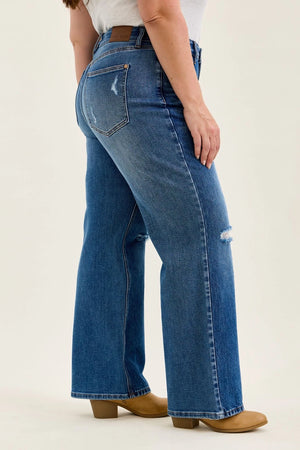 Judy Blue High Waist Brenda Rigid Magic 90's Straight Leg Jeans