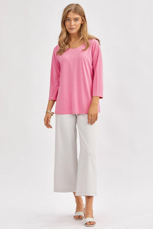 Dear Scarlett Signature Classic Round Neck Top - 7 colors