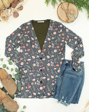 Cori Cardigan - Wildflower Meadow by Michelle Mae