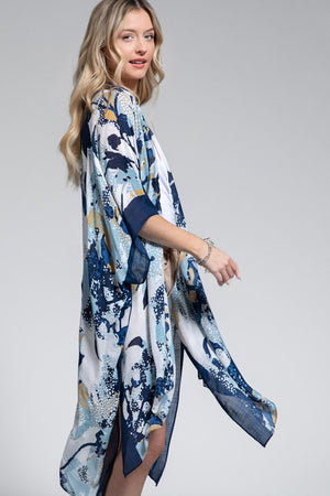 Blue Jean Baby Floral Kimono by Urbanista