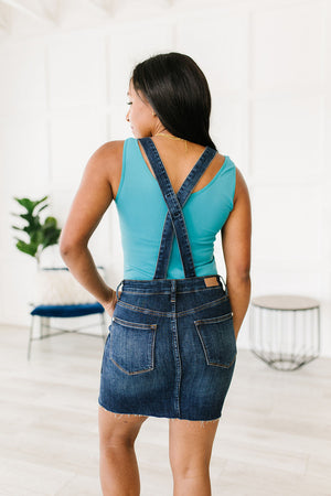 Judy Blue High Waist Denim Overall Dress