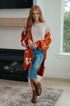 RISEN High Waist Always Be There Cargo Denim Skirt