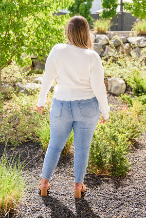 Judy Blue High Rise Button Fly Skinny Jeans - size 24