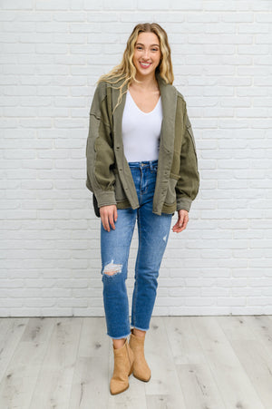 Judy Blue High Waist JB Embroidered Pocket Boyfriend Jeans